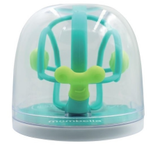 Mombella Deluxe Snail Teether Rattle  Art.P8082-2Attīstoša rotaļlieta Gliemežis