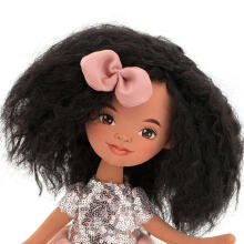 Orange Toys Sweet Sisters Tina in a Pink Dress with Sequins Art.SS05-05 Pehme mängunukk TINA roosas litritega kleidis (32 cm)