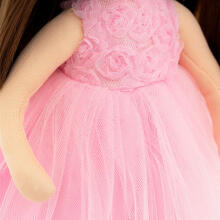 Orange Toys Sweet Sisters Sophie in a Pink Dress with Roses Art.SS03-03 Pehme mängunukk SOPHIE roosas roosidega kleidis (32cm)