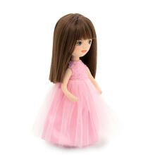 Orange Toys Sweet Sisters Sophie in a Pink Dress with Roses Art.SS03-03 Pehme mängunukk SOPHIE roosas roosidega kleidis (32cm)