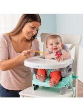 Summer Infant Deluxe Booster Seat Teal Grey Art.13526