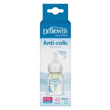 Dr. Brown’s Natural Flow® Options+™ PP Narrow  Art.056-GBX  Enneaegsetele ja vastsündinutele mõeldud lutipudel nibuga, 60 ml
