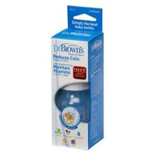 Dr. Brown’s Natural Flow® Options+™ PP Narrow  Art.056-GBX  Enneaegsetele ja vastsündinutele mõeldud lutipudel nibuga, 60 ml