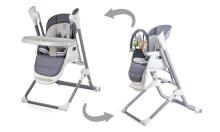 Lionelo Niles Art.109396 Grey 2in1 muusikaga toolid