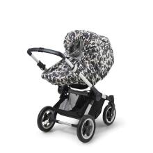 Elodie Details Raincover Art.226911 Wild Paris Black/White/Grey Универсальный дождевик для колясок