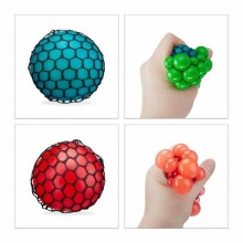 Happy Toys Easy Squeezy Multicolor Art.9275 (antistress, fidget toy) Novelty Squeeze Squishy Mesh Grap