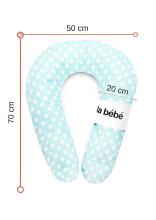 La Bebe™ Nursing Maternity Pillow Snug Art.111346 Black Dots Imetamispadi