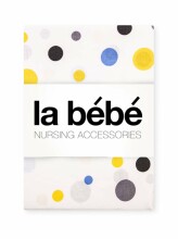 La Bebe™ Set 75x75(3) Art.111514 Color dots Nappies 3 psc - 75x75cm