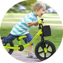 KinderKraft  2WAY Next Art.KKR2WNXGRE00AC  Green/Grey Tasakaalu jalgratas tarvikutega