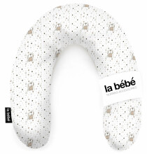 La Bebe™ Rich Maternity Pillow Memory Foam Art.113005 Bunnies Nursing pillow with memory foam filling, 30x104 cm