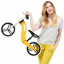 KinderKraft Balance Bike Uniq Art.KKRUNIQHNY0000 Honey  Jooksurattas puitraamiga