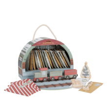 Little Dutch Advent Calendar – Train Track Scene Art.4880 puidust rongi advendikalender