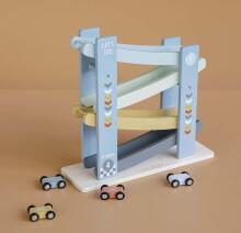 Little Dutch puidust autorada autodega Blue Art.7008