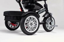 Bentley Trike Art.BN1B Sequin Blue  Детский трехколесный интерактивный велосипед c надувными колёсами, ручкой управления и крышей