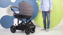 KinderKraft Prime Black 3 in1 Art.KKWPRIMBKMB300 Universaalne jalutuskäru 3 ühes