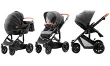KinderKraft Prime Grey 2 in1 Art.KKWPRIMGRY0200 Universaalne jalutuskäru 2 ühes
