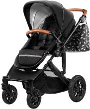 KinderKraft Prime Grey 2 in1 Art.KKWPRIMGRY0200 Universaalne jalutuskäru 2 ühes
