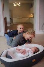 Voksi®  Baby Nest Art.116576 Dark Grey Flying