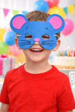 Farm animal mask Art.9672 Vildist karnevalimask