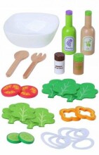 EcoToys Salad Set Art.	4303 Puidust salatikomplekt