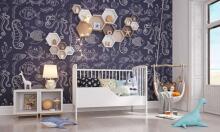 Baby Crib Club DK Art.117584 Natural  Laste puidust võrevoodi 120x60sm