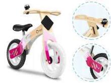 Lionelo Balance Bike Willy  Art.117913 Bubble Gum   Jooksurattas puitraamiga