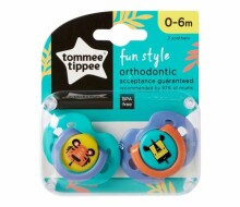 Tommee Tippee Art. 433470 Fun Style Orthodontic Soother