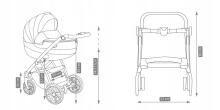 ZEO 4in1 Multifunctional Stroller Camarelo, Grey | 01