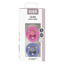 Bibs Colour Art.119413 Bubblegum Peri 100% looduslikust kummist lutt 0-6 kuud (2 tk.)