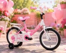 Esperia Kids Bike Junior Game Girl 14 Art.Art.9700 Laste jalgratas täispuhutavate rataste ja terasraamiga
