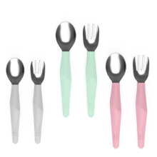 Everyday Baby Steel  Cutlery Art.10507 Quiet Grey