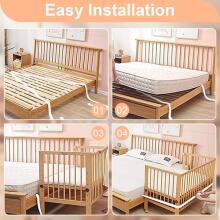 Kidsworld Strap for Baby Cot Art.121970 Side Bed Strap for Box Spring Beds Docking to the Adult Bed (White)