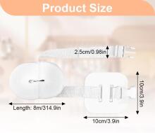 Kidsworld Strap for Baby Cot Art.121970 Side Bed Strap for Box Spring Beds Docking to the Adult Bed (White)
