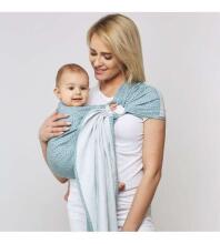 Lakats-slings HUG ME Zaffiro beige leaves CHK-033 WOMAR