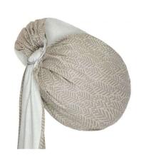 Lakats-slings HUG ME Zaffiro beige leaves CHK-033 WOMAR