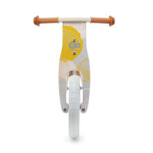 KinderKraft'21 Runner Natural Yellow Art.KRRUNN00YEL0000  Jooksurattas puitraamiga