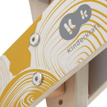 KinderKraft'21 Runner Natural Yellow Art.KRRUNN00YEL0000  Jooksurattas puitraamiga