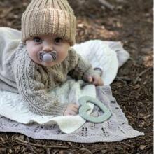 Bibs Baby Bitie Hearts Art.129623 Peach