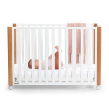Kinder Kraft Koya Art.KFKOYA00WHT0000 White  võrevoodi 120x60cm
