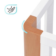 Kinder Kraft Koya Art.KFKOYA00WHT0000 White  võrevoodi 120x60cm