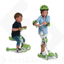 Mondo Scribble 5 in 1 Scooter Art.28574  Green