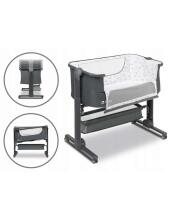 Lionelo Timon + Matress Fiki Miki 3in1 Art.117937 Graphite Beebivoodi 3 ühes