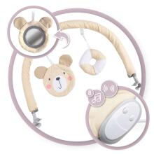 Momi Bouncer Glossy Bear Art.131975  Modern rocking chair with music and vibration
