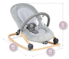 Momi Lumiwood Bouncer  Art.BLUE00011 Grey