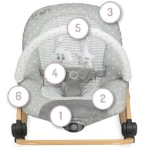 Momi Lumiwood Bouncer  Art.BLUE00011 Grey