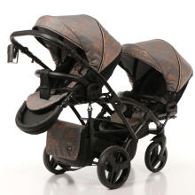 Tako Corona Duo Slim Art.TCDS-02  Детская универсальная коляска 2 в 1 для двойни