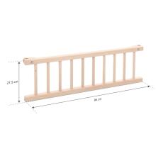 Kidsworld Wood Bed Rail Art.132313 Natural Võrevoodi turvapiire 86 x 27,5 cm