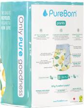 Pureborn  Organic Bamboo Pants Art.132347  Keskkonnasõbralikud mähkmete aluspüksid suurus 5, 12-17 kg