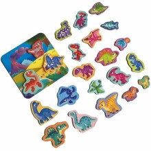 Roter Käfer  Magnetic Puzzle Dinosaurs Art.RK2090-03
