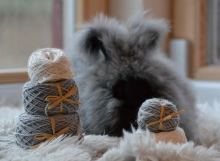 La bebe™ Wool Angora Socks Art.134227 Cloud